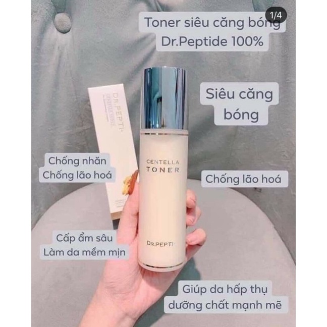 NƯỚC CÂN BẰNG HỖ TRỢ CĂNG BÓNG DA DR PEPTI CENTELLA TONER
