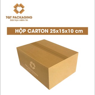 Hộp carton kích thước 25x15x10