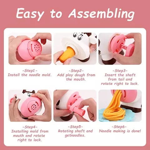 ĐỒ CHƠI ĐẤT NẶN BÒ SỮA TẠO HÌNH THEO KHUÔN - ĐẤT NẶN AN TOÀN SIÊU NGỘ NGHĨNH CHO BÉ