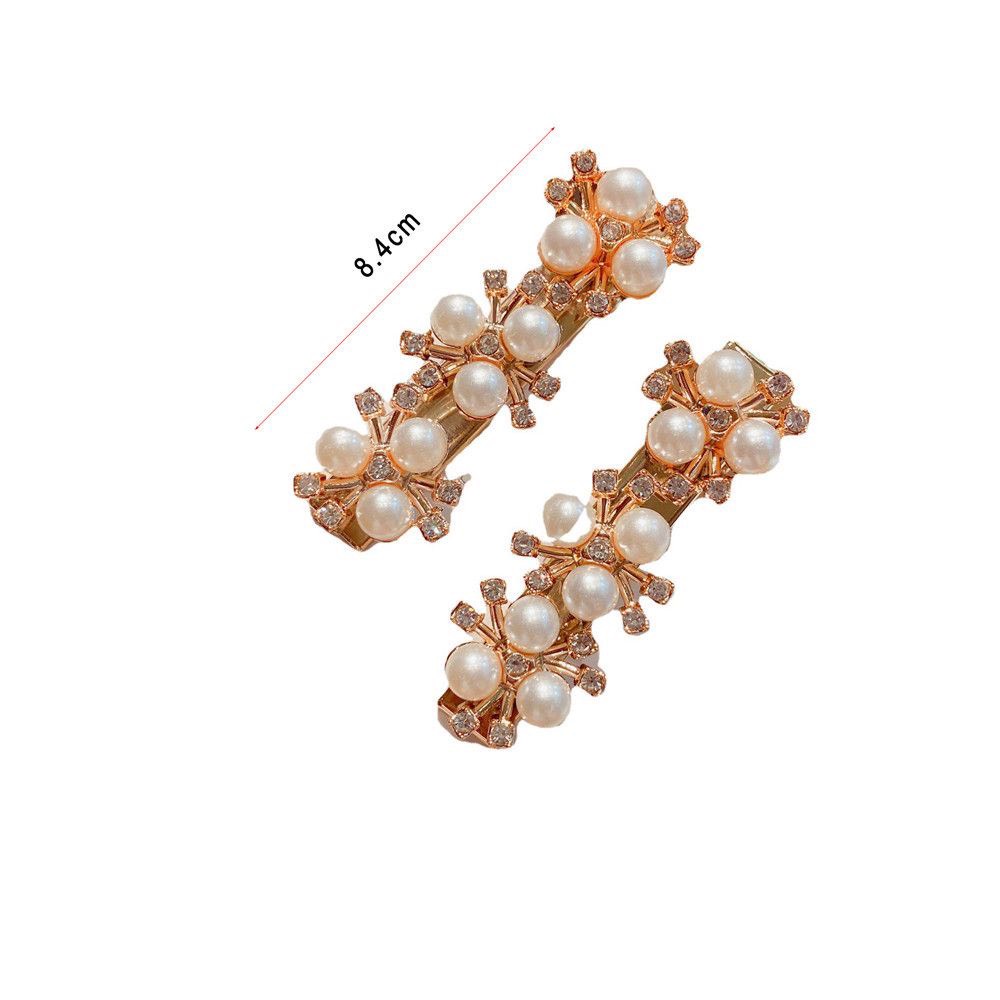 Kẹp tóc hình hoa đính ngọc trai giả thời trang cho nữ,KẸP TÓC NGỌC TRAI NỮ HÀN QUỐC