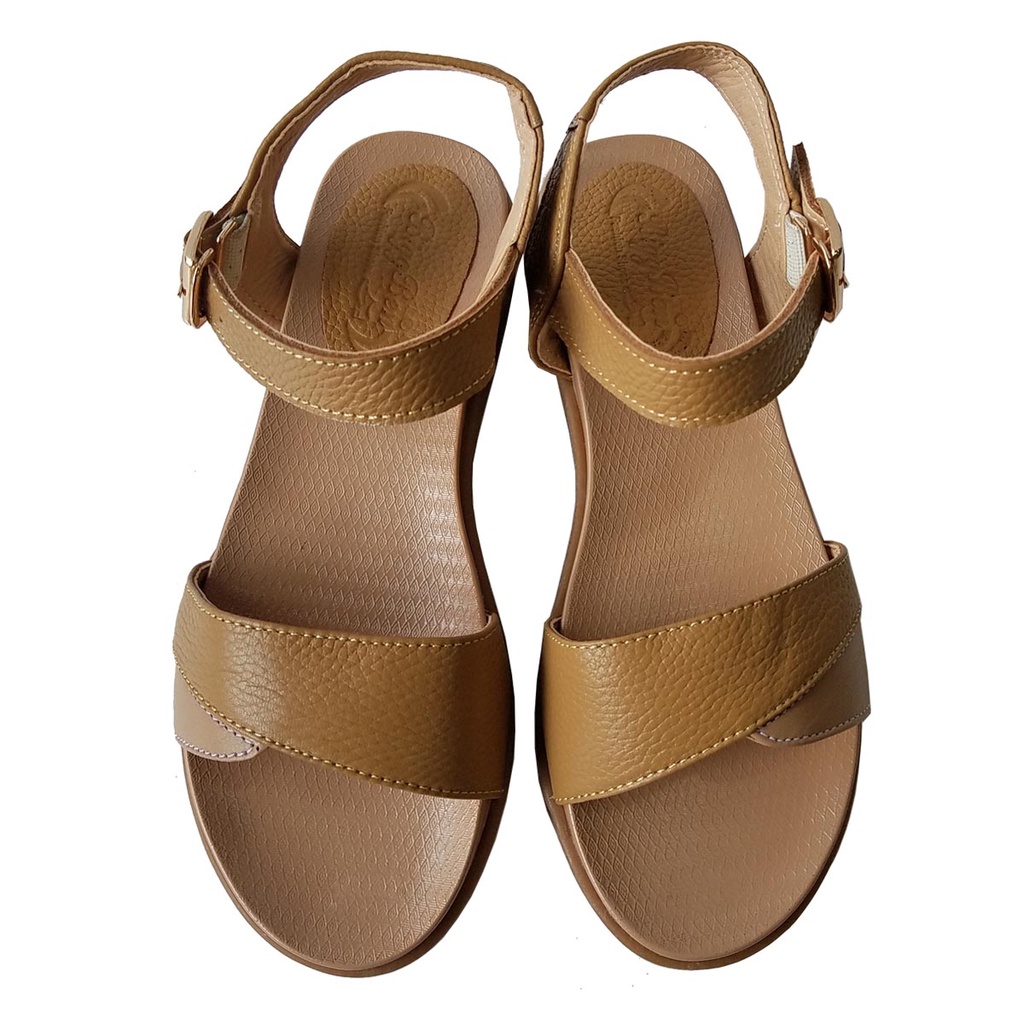 Giày Sandal Nữ Da Bò Thật BIGGBEN Cao Cấp HKD576