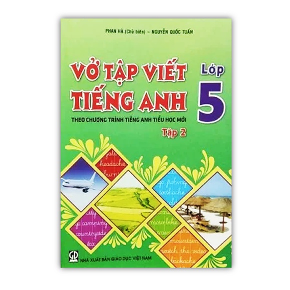 Sách - Vở tập viết tiếng anh lớp 5 - tập 2