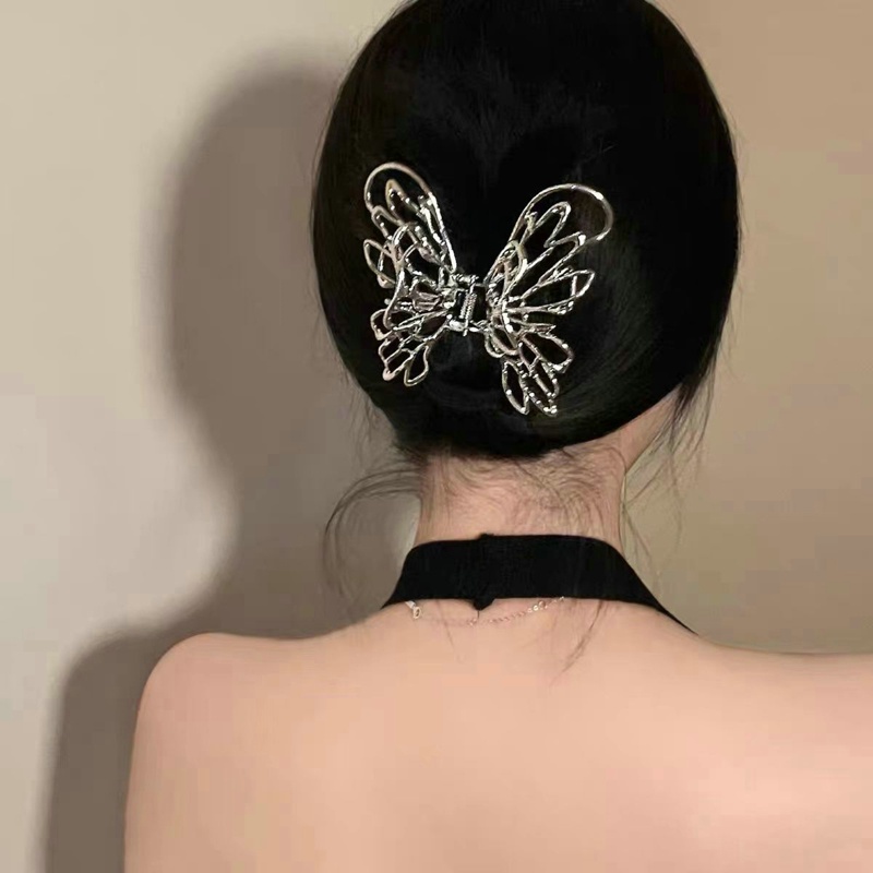 Kẹp Tóc Càng Cua Cỡ Lớn Hình Bướm Thời Trang Hàn Quốc Cổ Điển Dành Cho Nữ