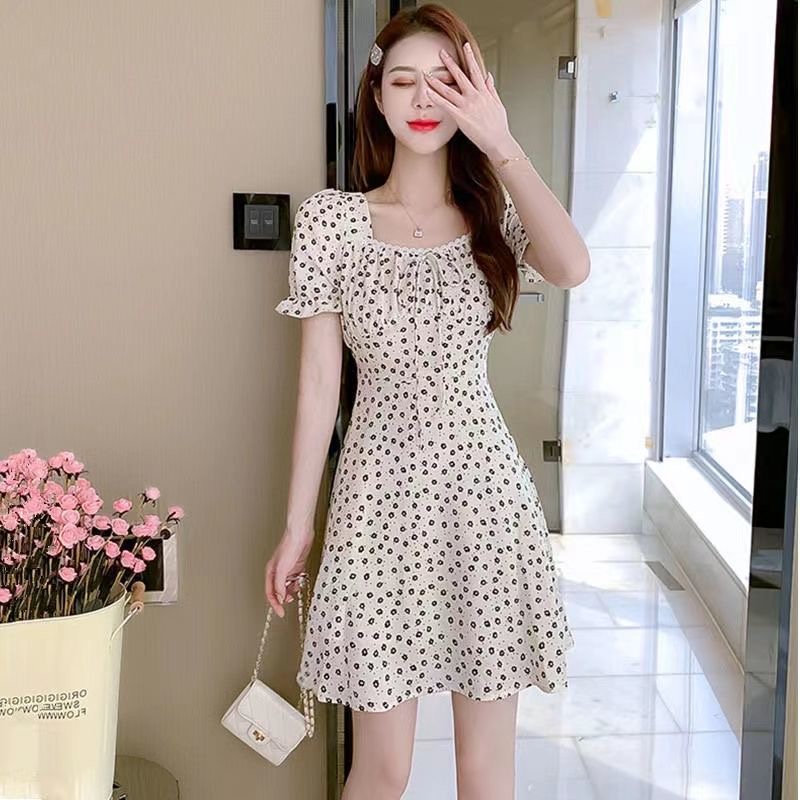 Đầm Chấm Bi Thời Trang Mùa Hè Hàn Quốc Dành Cho Nữ