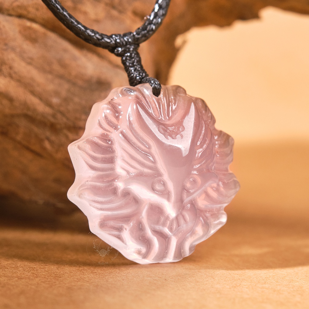 Mặt Đá Hồ Ly Thach Anh Hồng Thiên Nhiên