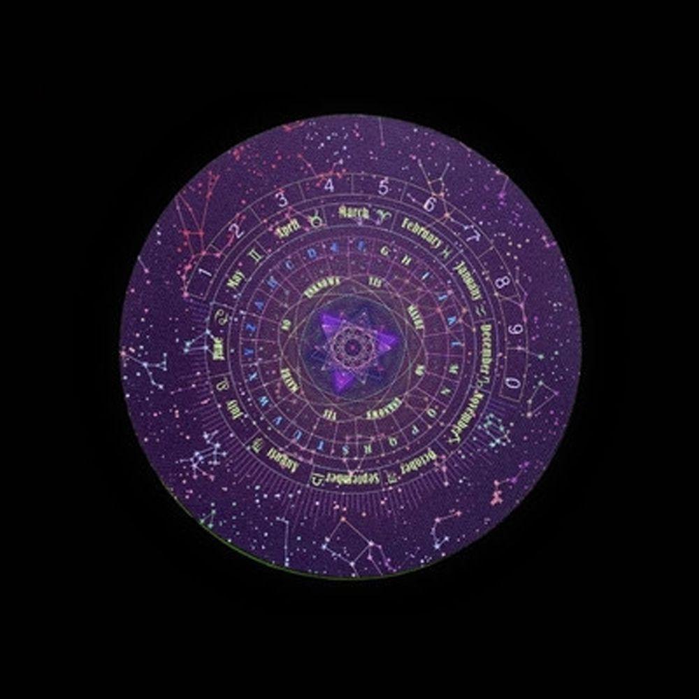 Tấm Lót Thẻ Tròn Màu Tím REBUY1 Pendulum Lặn Biển Oracle Ta-rot Hình Tròn Oracle Ta-rot 1 Pendulum