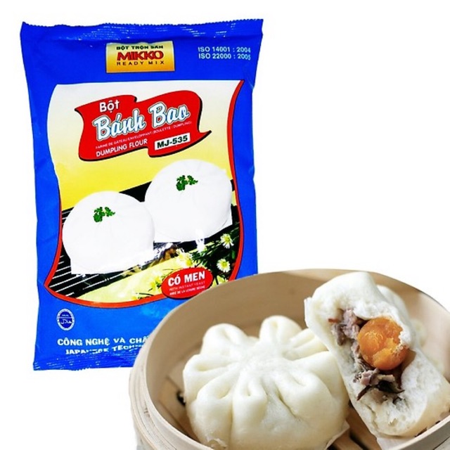 Bột bánh bao Mikko trộn sẵn (đã sẵn bột nở)