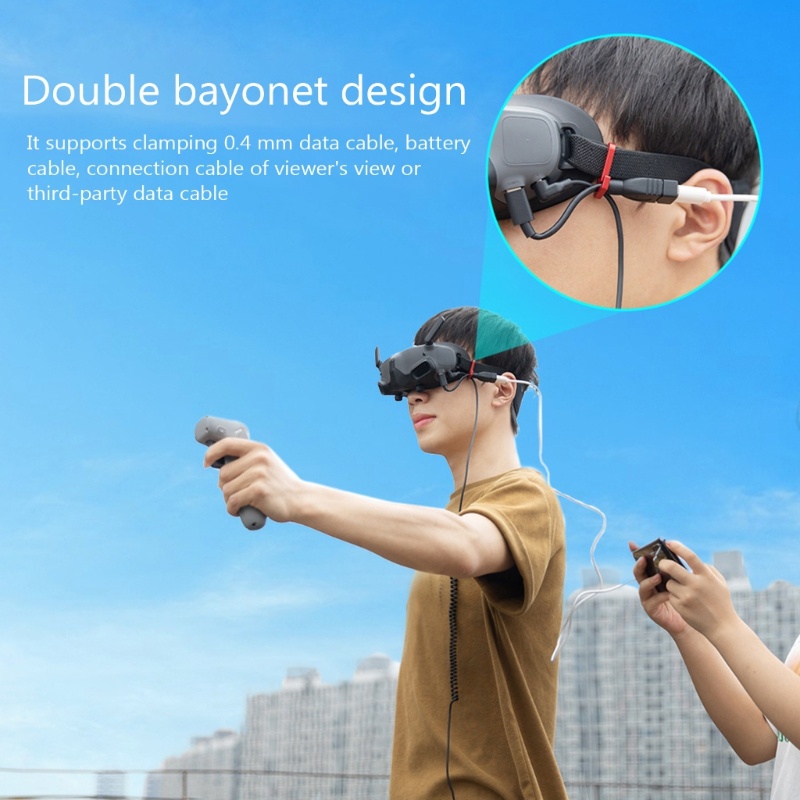 [3C] Kẹp Cố Định Dây Cáp Bằng Nhôm Cho Kính Bơi Avatar GOGGLES 2