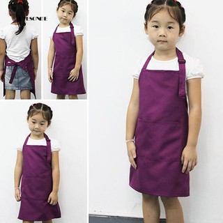 Tạp dề có túi dễ thương cho bé