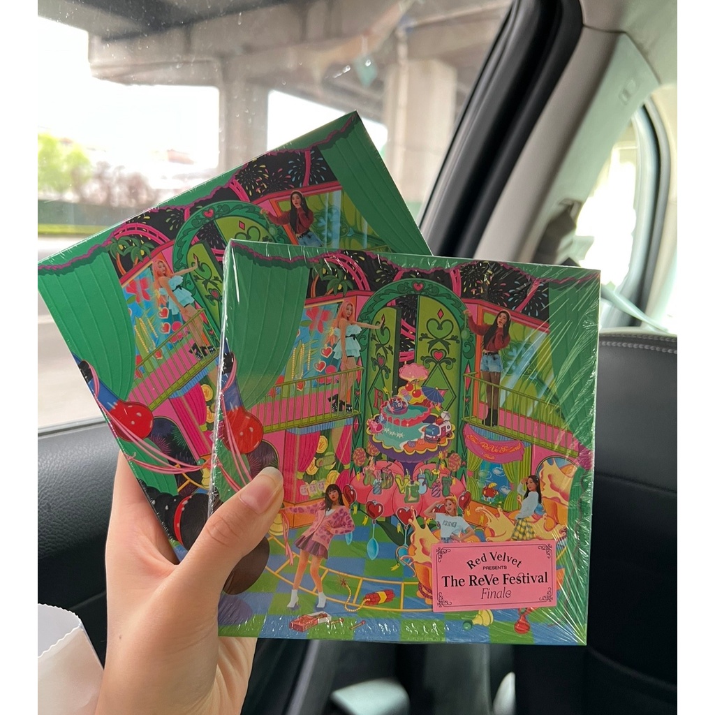 Ảnh album photocard Red Velvet scrapbook scrap finale nguyên seal The Reve festival day 3 Irene Seulgi Wendy card