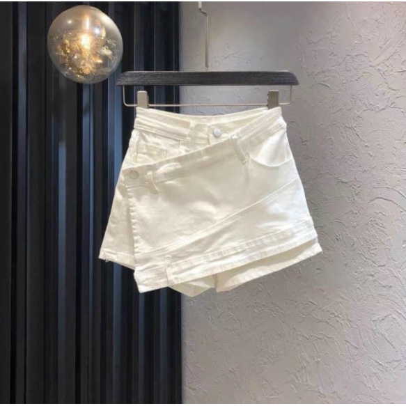Chân Váy Quần Kaki Đắp Chéo Tà C012 | BigBuy360 - bigbuy360.vn
