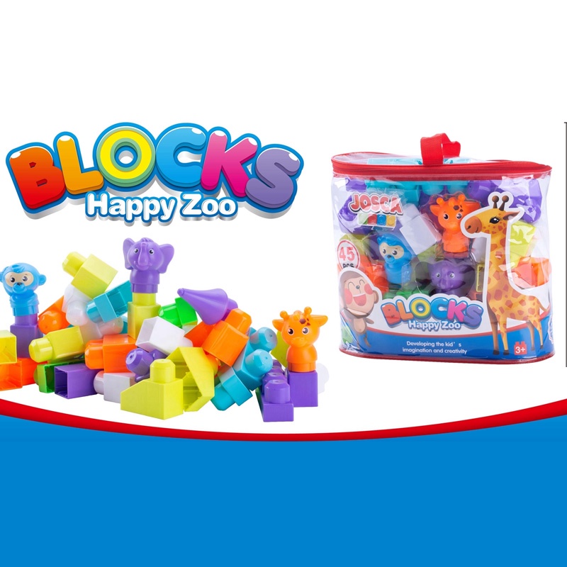 ZHAN QI TOYS Bộ đồ chơi xếp hình  kích thích trí não cho bé