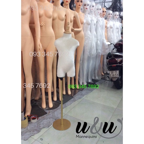 Manocanh baby 2-4-6 tuổi chân sắt vàng đồng