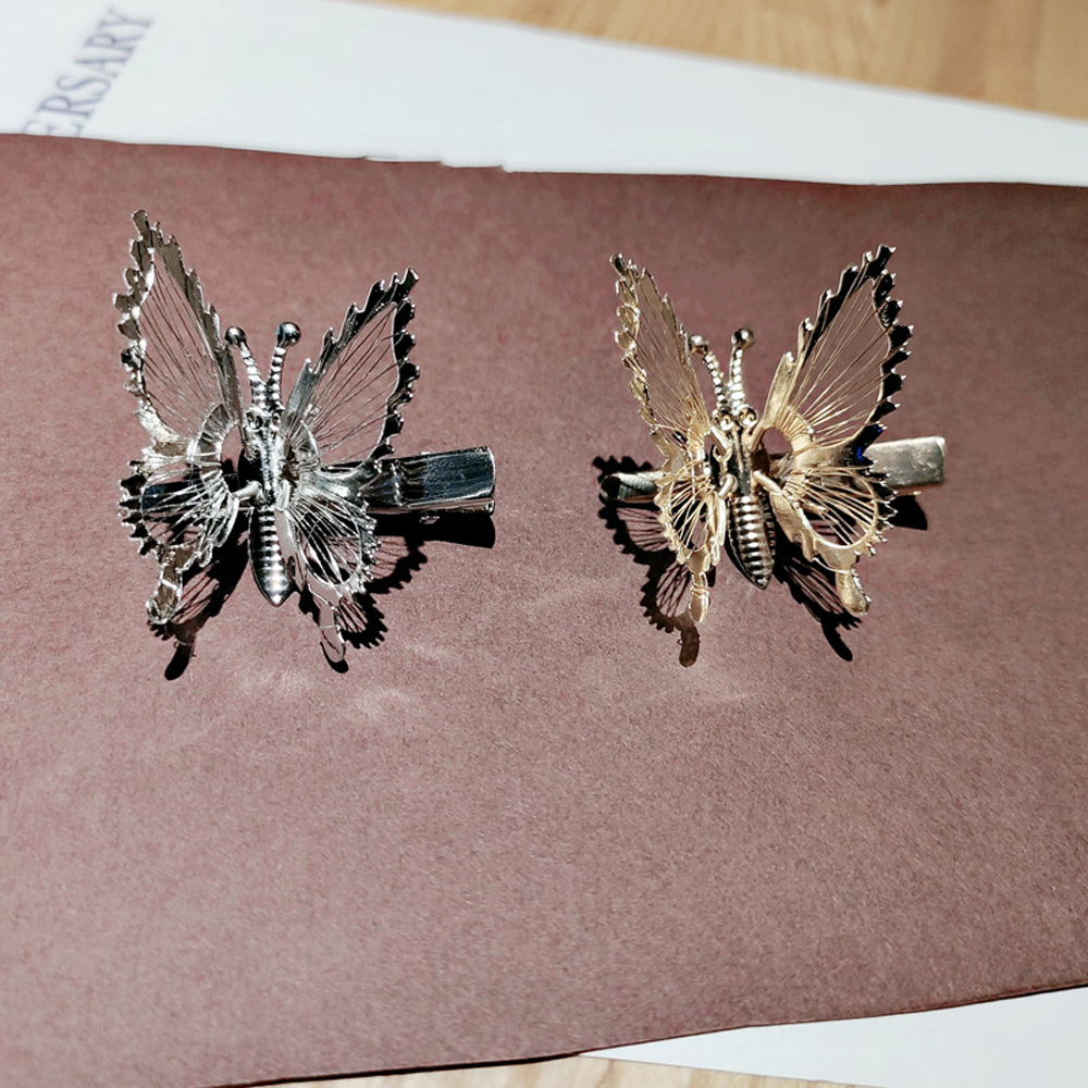 Bộ 2 Kẹp Tóc Hình Bướm Xinh Xắn Cho Bé Gái