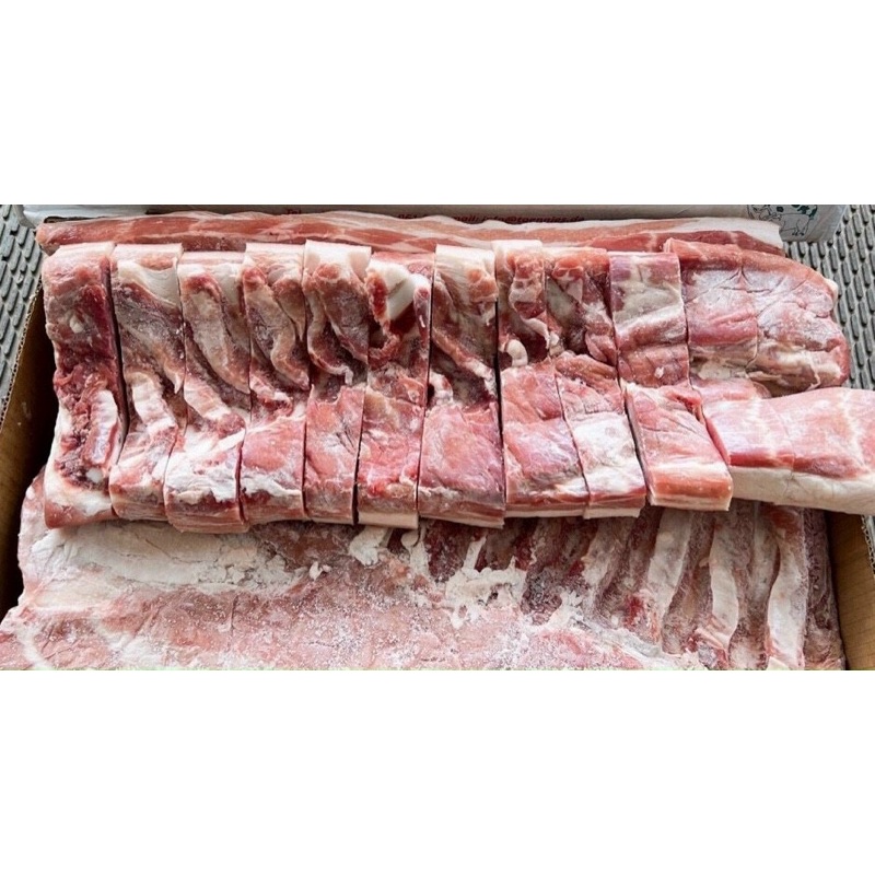 Ba chỉ lợn nhập khẩu Nga 1kg💥SIÊU NẠC💥loại 1 rút sườn thơm ngon xuất xứ rõ ràng