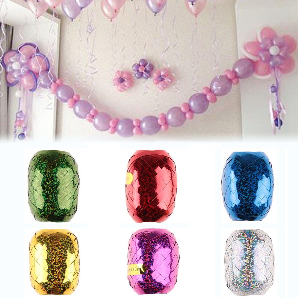 CONOPERY Set 6 Cuộn Ruy Băng 5Mm X 10M Trang Trí Bong Bóng