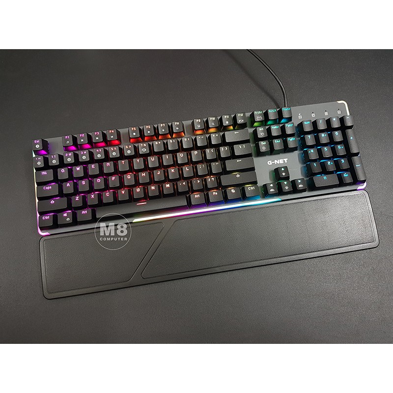 Bàn phím cơ quang G-Net LK789 RGB I Chính hãng I Gaming  Mechanical Optical Keyboard GNET LK789 RGB Led