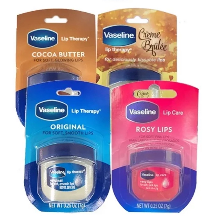 Sáp dưỡng môi Vaseline lip Therapy 7g - ( 4 màu ). - Son dưỡng môi, trị  thâm | TheFaceHolic.com