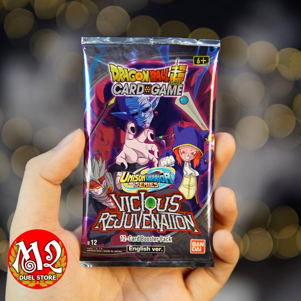 Gói thẻ bài Dragon Ball Super Card Game B12 Vicious Rejuvenation Booster Pack - Giao hình ngẫu nhiên