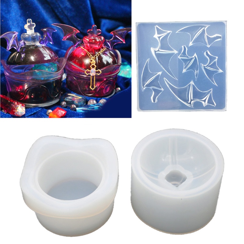 Khuôn Silicone Làm Trang Sức Hình Cánh Dơi Độc Đáo