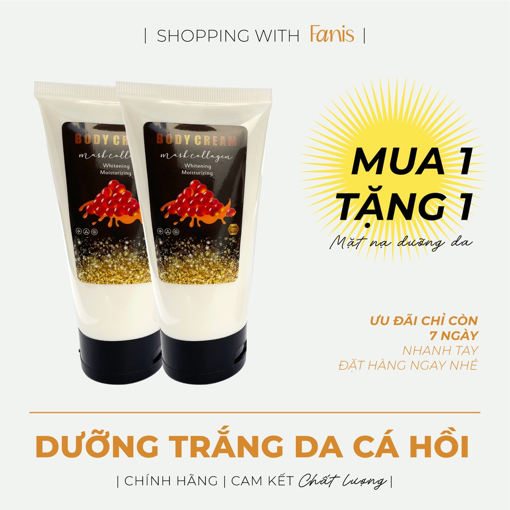 Body Trứng Cá Hồi Dưỡng Trắng Da