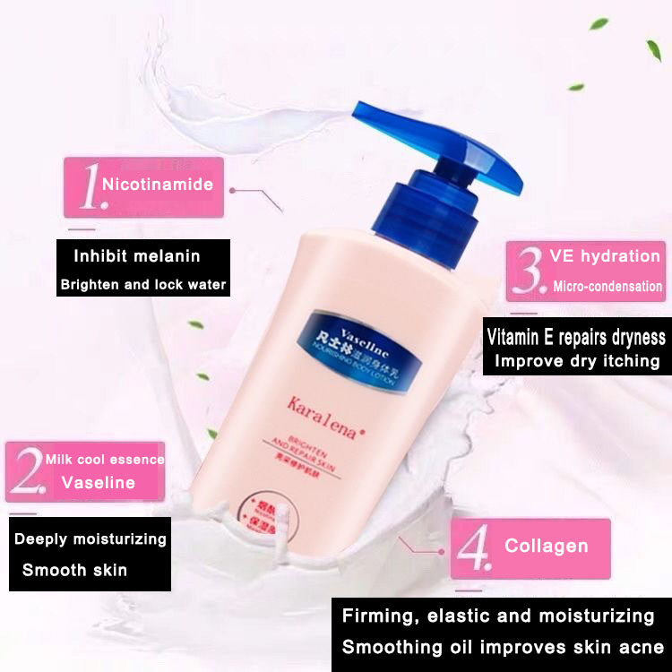 (Hàng Mới Về) Sữa Dưỡng Thể Vaseline Làm Trắng Dưỡng Ẩm Lâu Trôi Có Hương Thơm Cho Học Sinh