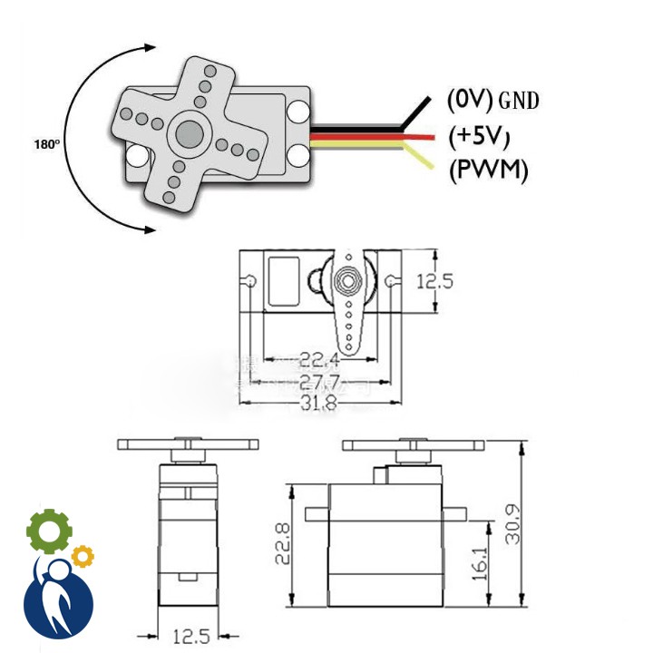 Motor SG90 Servo 9g