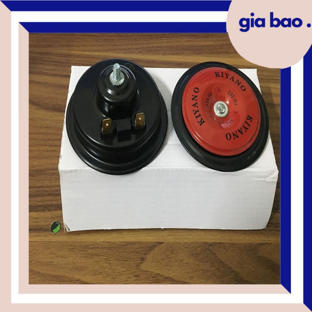Còi xe máy- Còi Đĩa KYANO âm thanh vang, kêu to phù hợp lắp cho Ô tô, xe máy