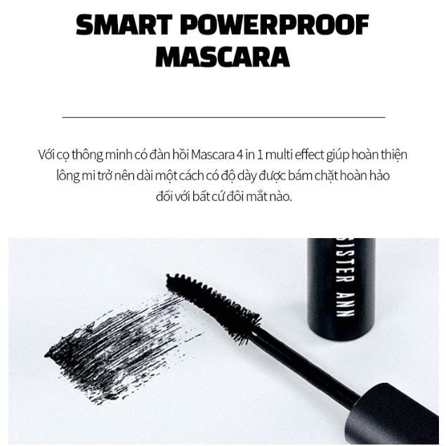 Mascara SISTERANN chống nước thông minh sisterann 0.5g (2 màu) | BigBuy360 - bigbuy360.vn