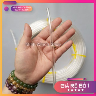 [RẺ VÔ ĐỊCH] 1 Mét Ống Nhựa Dẻo Làm Ống Dẫn Nước, Dây Ôxi, Thân Hoa...  Đường Kính Trong 4mm, Ngoài 6mm