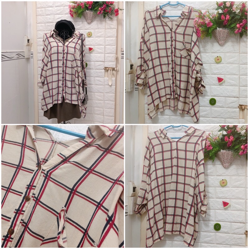 Sơ mi hiệu caro đẹp nhức nhói dưới 65 kg