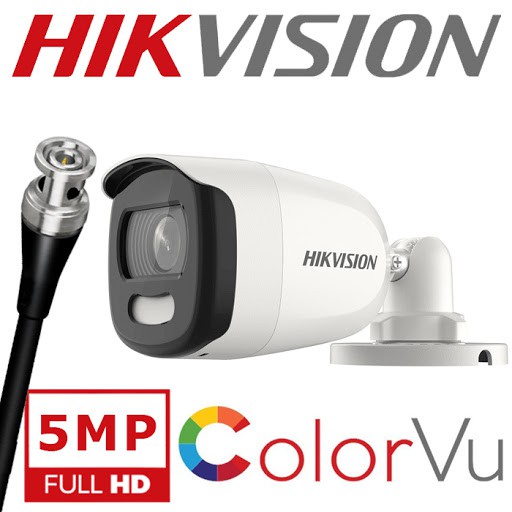 Camera 5MP HIKVISION DS-2CE10KF0T-FS có màu ban đêm, full color, colorvu (chính hãng Hikvision Việt Nam)