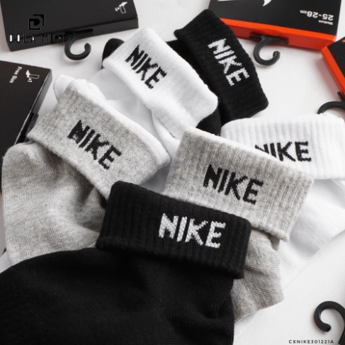 1 Đôi Vớ Dài Ngắn  LOGO VÀ CHỮ NIKE - 3 Màu