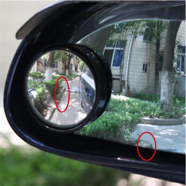 [ GIÁ SỈ ] Combo 2 gương lồi gắn ô tô - gương cầu lồi ô tô xoá điểm mù - gương mini gắn ô tô