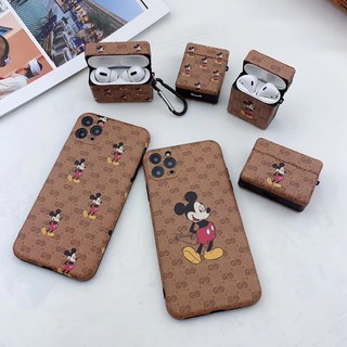 Ốp Điện Thoại Silicon In Hình Mickey Minnie Cho Iphone 14 13 12 11 pro Xs Max XR I8p 14pro