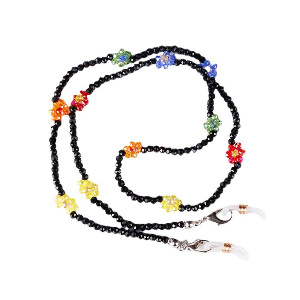 Dây Đeo Mắt Kính Dạng Chuỗi Hạt Bằng Acrylic Chống Thất Lạc WMES15H Hình Hoa Thời Trang