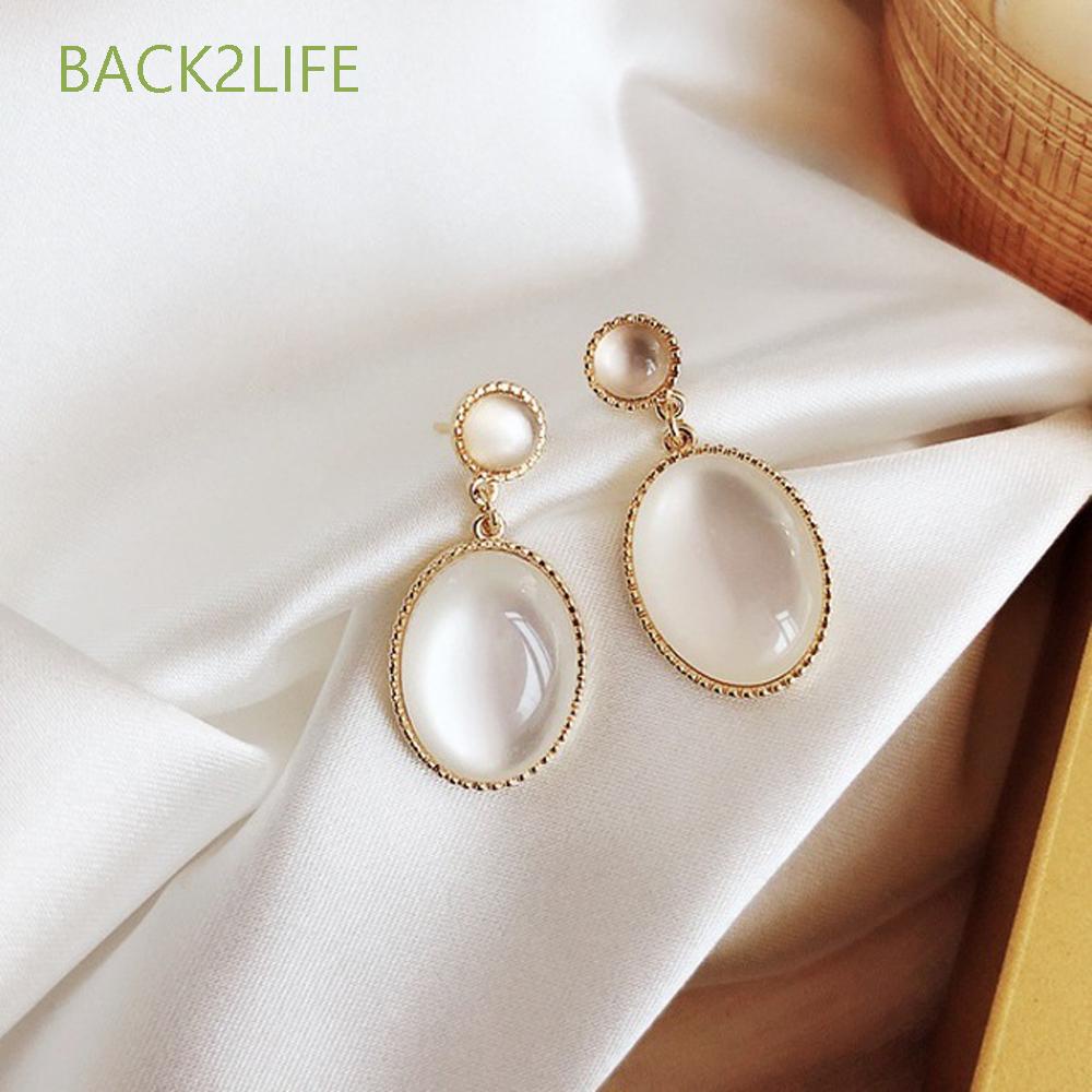 2 Bông Tai Hình Mắt Mèo Phong Cách Hàn Quốc