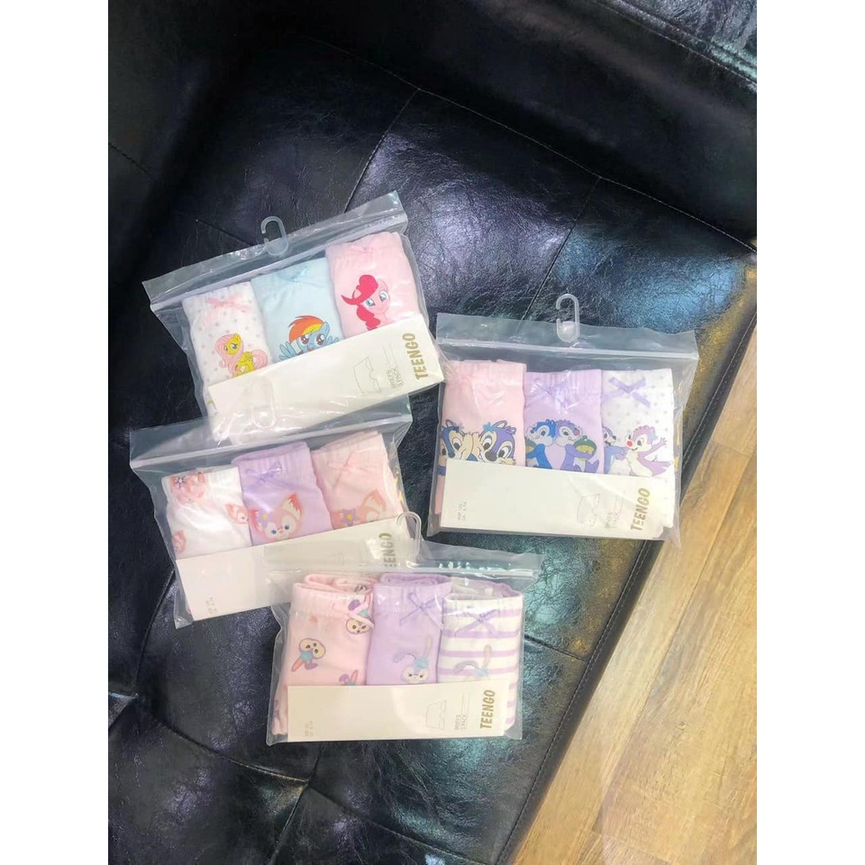 Set 3 quần chip đùi Teengo -  KHÔNG ĐỔI SIZE