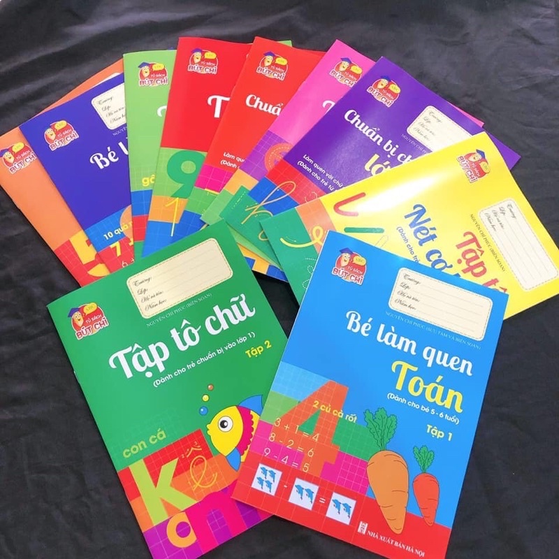 SET 10 QUYỂN TẬP TÔ CHO BÉ HÀNH TRANG VÀO LỚP 1