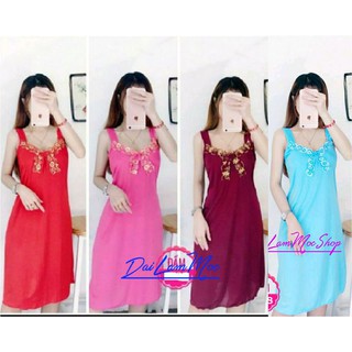 Đầm ngủ thun lạnh -  Đầm thun lạnh dưới 65ky