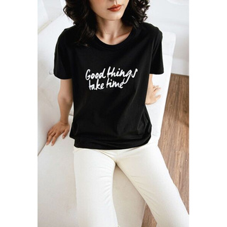 Áo phông in good thing take time