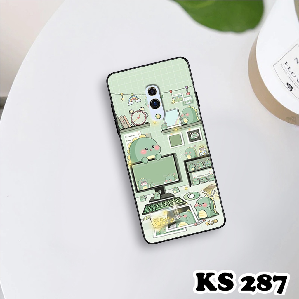 Ốp lưng Oppo K3 - Ốp Oppo in hình khủng long DinoCute - Lưng nhám viền TPU