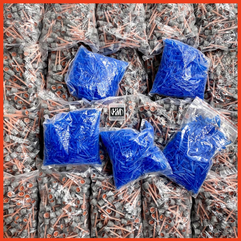 10 đầu trộn keo 2 thành phần kèm đầu kim