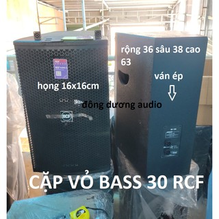 VỎ THÙNG ĐỨNG BASS 30 RCF FULL ĐƠN - VỎ LOA BASS 3 TẤC