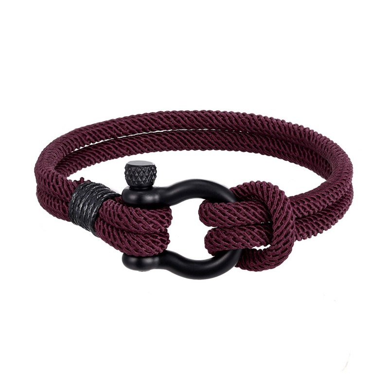 Vòng Đeo Tay May Mắn 2 Tầng Khóa Inox Cho Nam Nữ