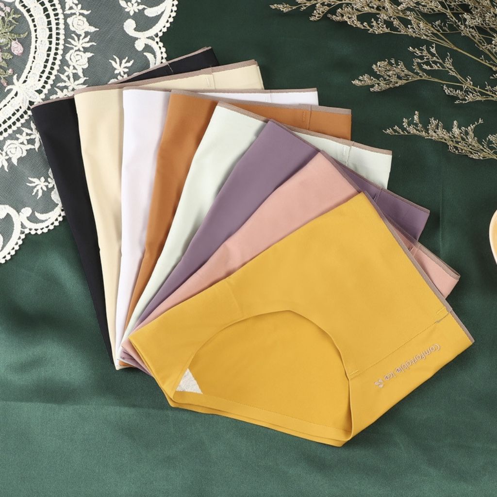 Quần lót nữ đúc su thun lạnh không đường may mềm mại thoáng mát tôn dáng gợi cảm DOPICO L462