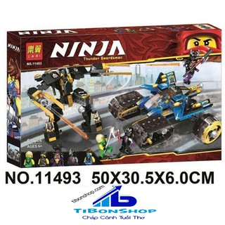 NINJAGO Lắp Ráp CHIẾN XA SẤM SÉT- LARI 11493