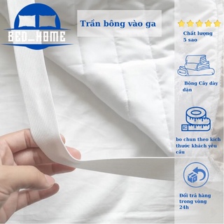 Link trần bông vào ga trải giường siêu ấm áp