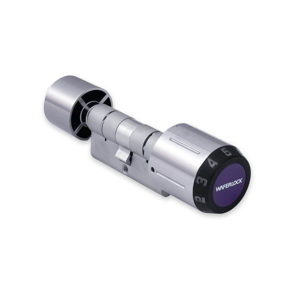 RPC1002 Ruột khóa hồ lô điện tử RFID, Bluetooth, mật mã dùng cho khóa cửa tay gạt cơ Waferlock Đài Loan 70mm