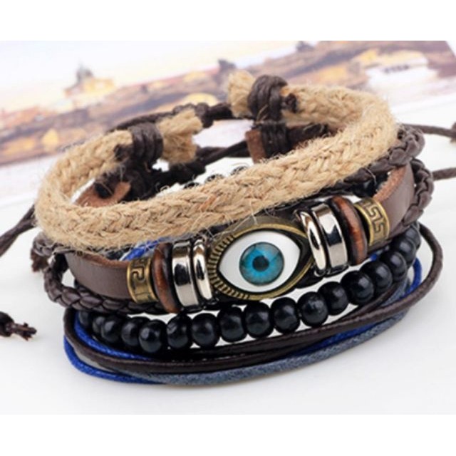 Bộ 4 Vòng tay hình CON MẮT đầy cá tính